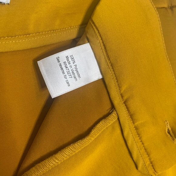 Gold Wide Leg Pants - Picture 7 of 7